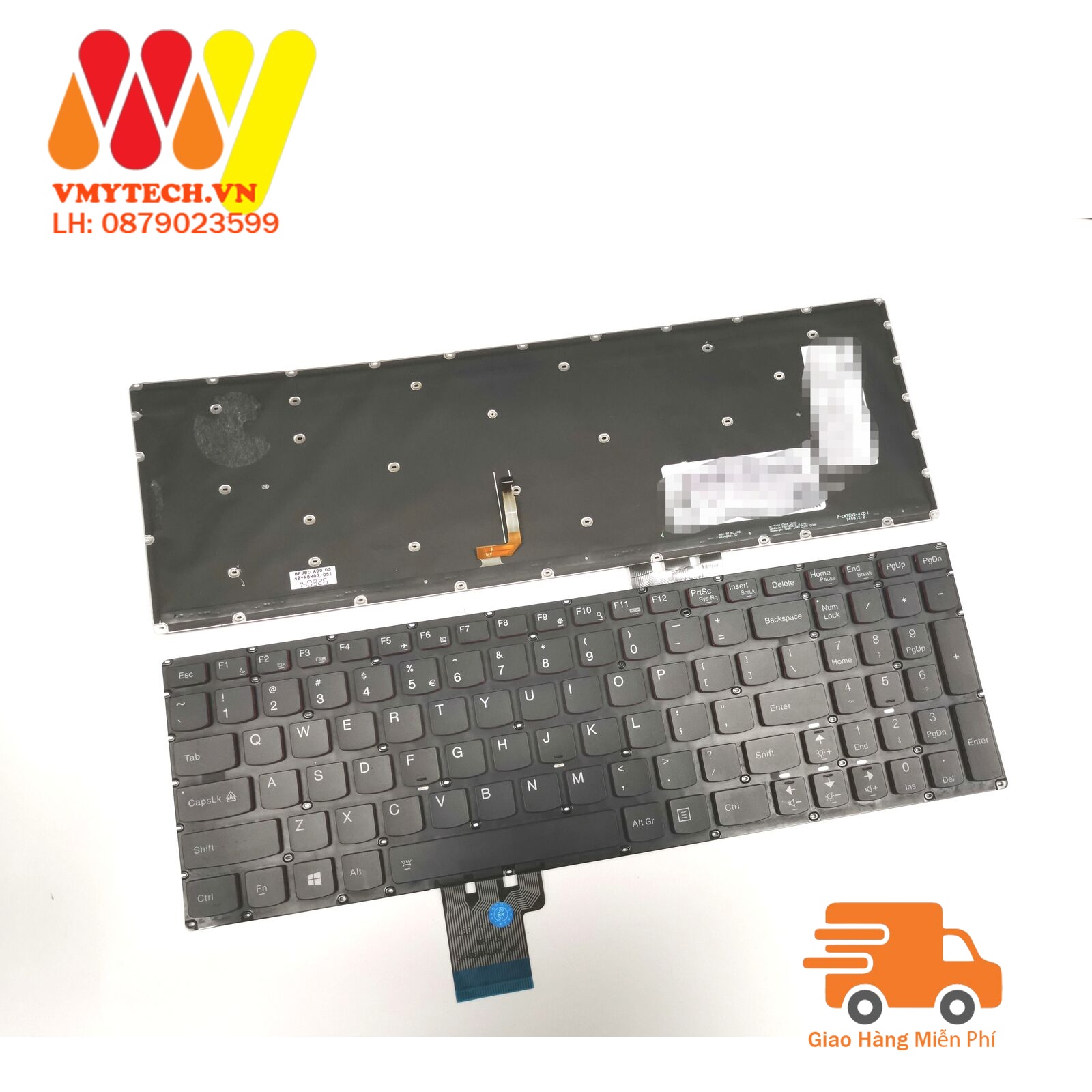 Bàn phím laptop Lenovo Ideapad Y50, Y50-70 – Y50-70