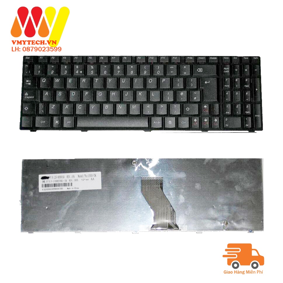 Bàn phím laptop Lenovo U550, U550, U550A, U550G, U550P