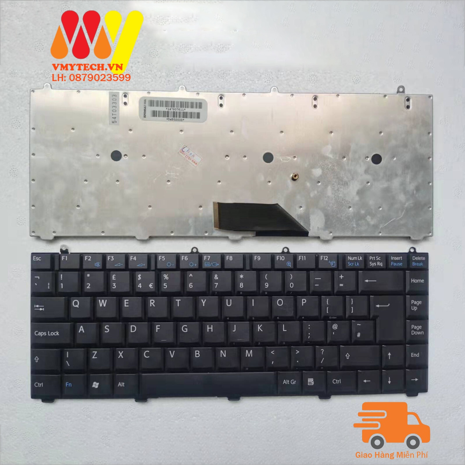 Bàn Phím Laptop SONY Vaio VGN-FS, VGN-FS550, FS660, FS790