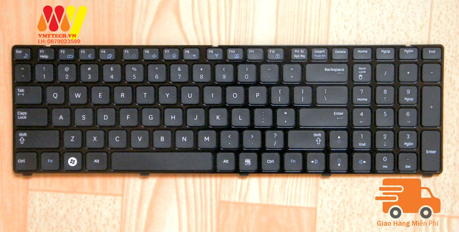 Bàn phím laptop Samsung R578, R580, E852, NP-R578, NP-R580, NP-R590, NP-E852 – R580