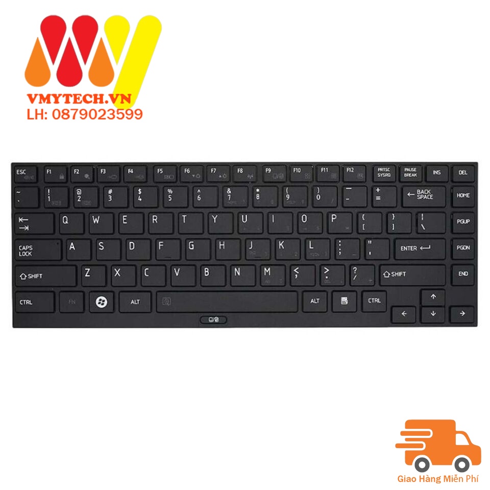 Bàn phím laptop Toshiba Dynabook R4BC51, PR632FAWX4BA51, PR632FAWX4BC51