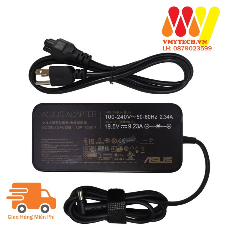 SẠC LAPTOP MSI 19.5V 9.23A 180W Chân thường 5.5 x 2.5mm