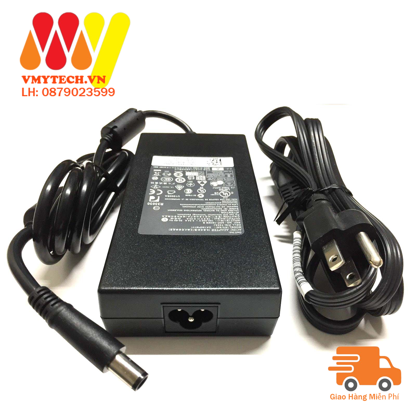 SẠC Laptop MSI 19.5V-9.23A 150W, Chân Kim to – 7.4mm x 5.0mm
