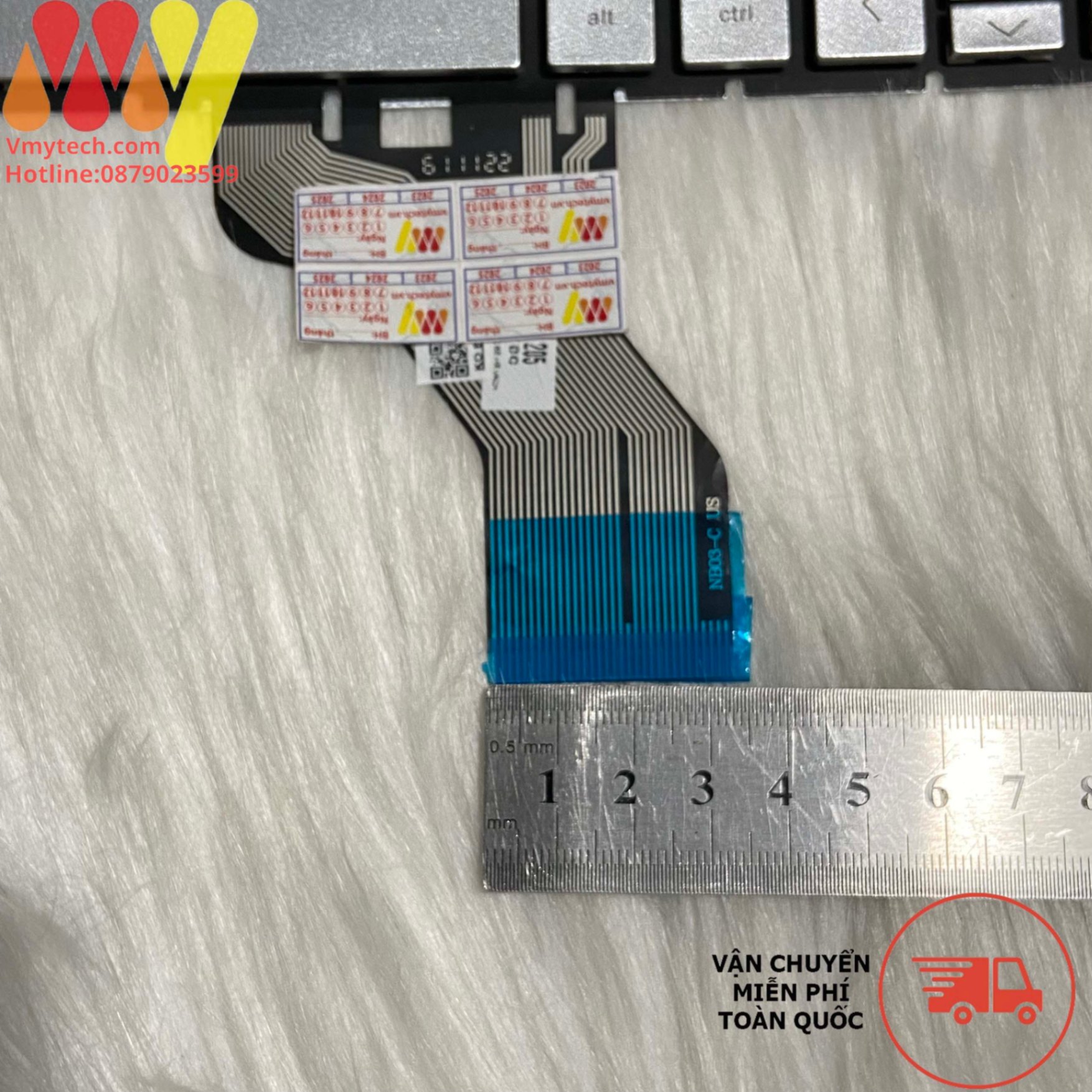 Bàn phím laptop HP 15-DA 15-DB 15-CS 15-DX 15-CN 15-CH 17-CA 17-by 250-G7 255-G7 - Key Bạc