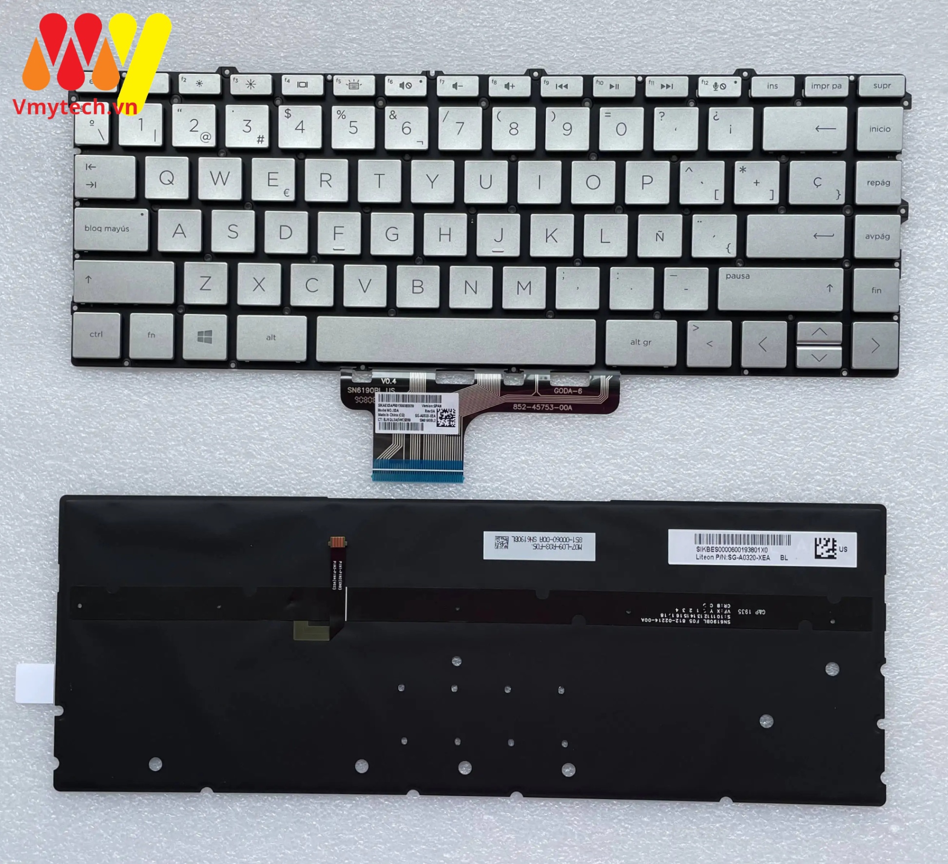 Bàn Phím Laptop HP 13-ab 13-u 14-ab 14-ba- 14b có led