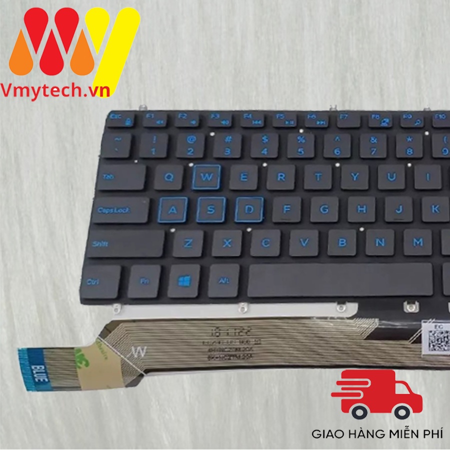 Bàn phím Dell Inspiron 15 7566 7567 5565 5567 5765 5767 led trắng chính hãng
