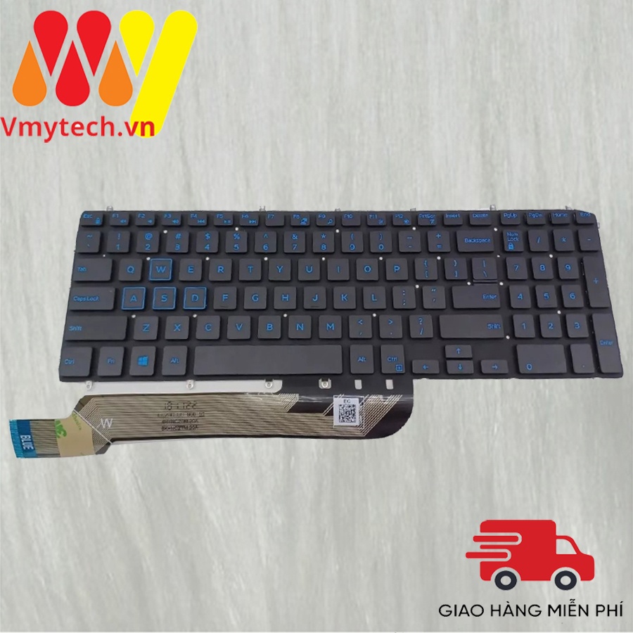 Bàn phím Dell Inspiron 15 7566 7567 5565 5567 5765 5767 led trắng chính hãng