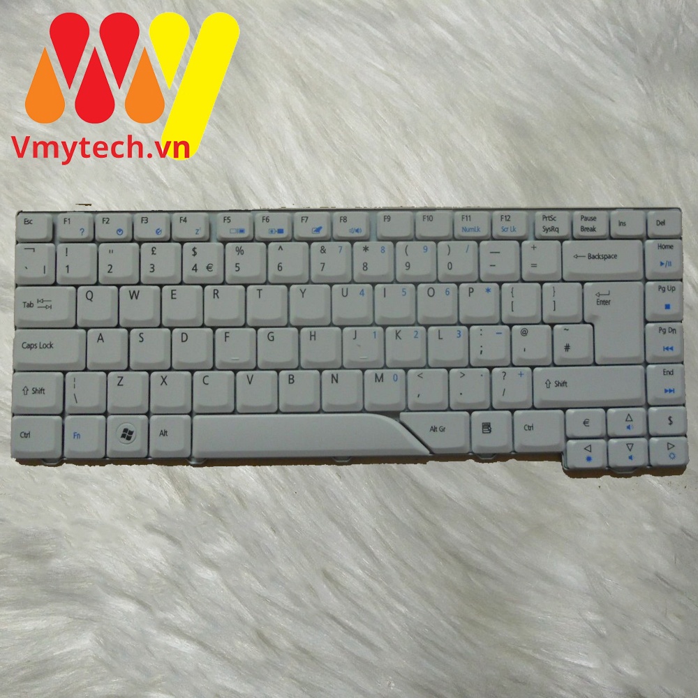 Bàn phím laptop Acer Aspire 4710 4520 4220 4310 5315 5520 4315 4520G 4710G 5720 5920 6920 6920G 6935 6935G Trắng