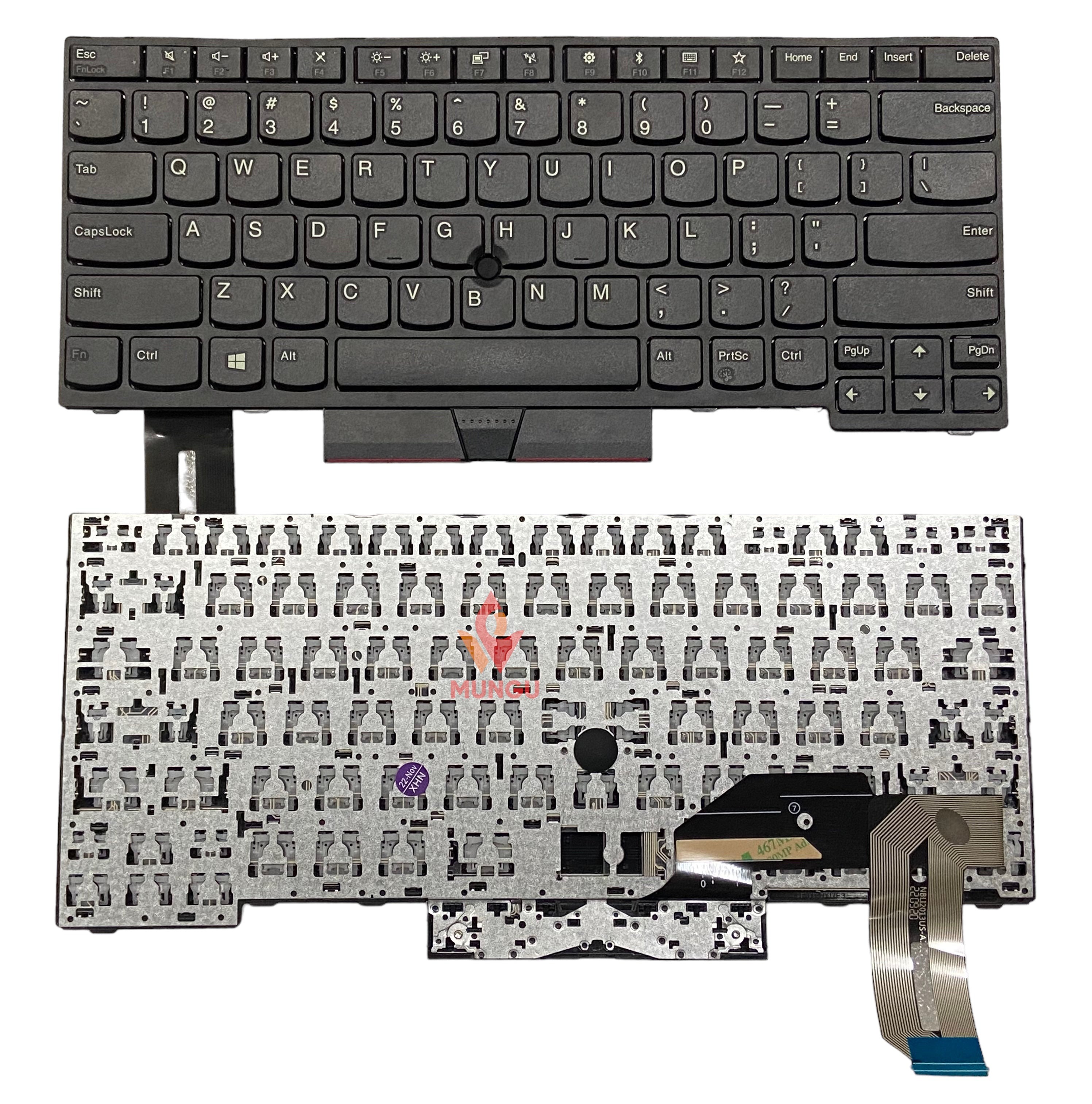 Bàn phim Lenovo ThinkPad E480 L480 T480S T490 US Không LED