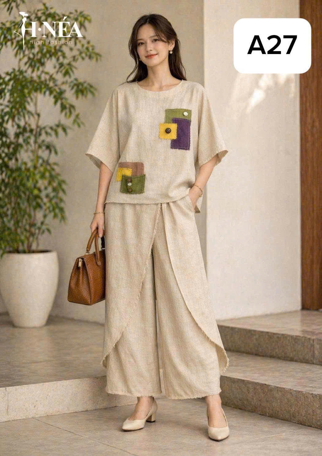 Set bộ Linen A27 Cao cấp chính phẩm