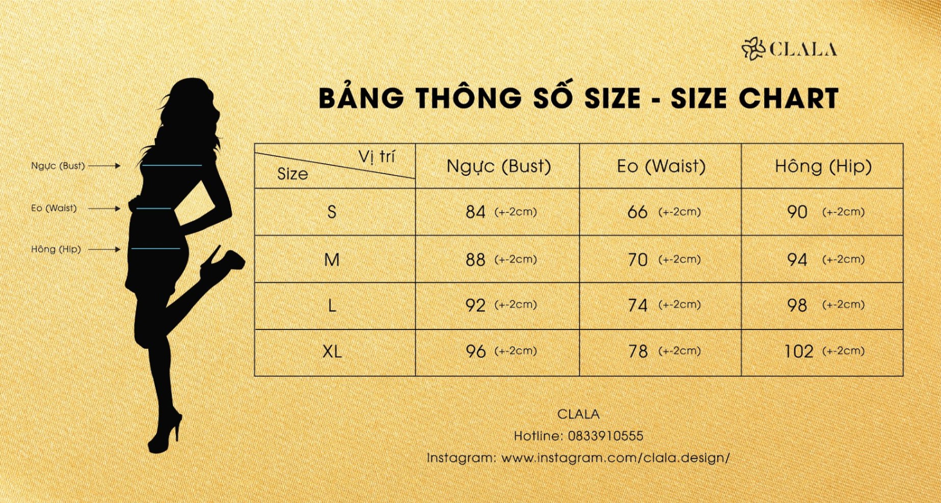 banner hướng dẫn chọn size