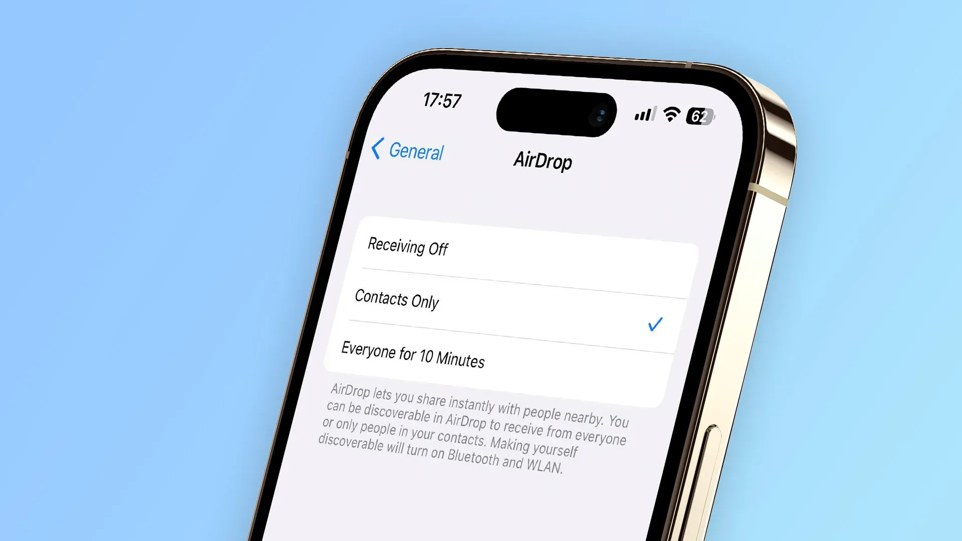 Cách Bật AirDrop trên iPhone, iPad