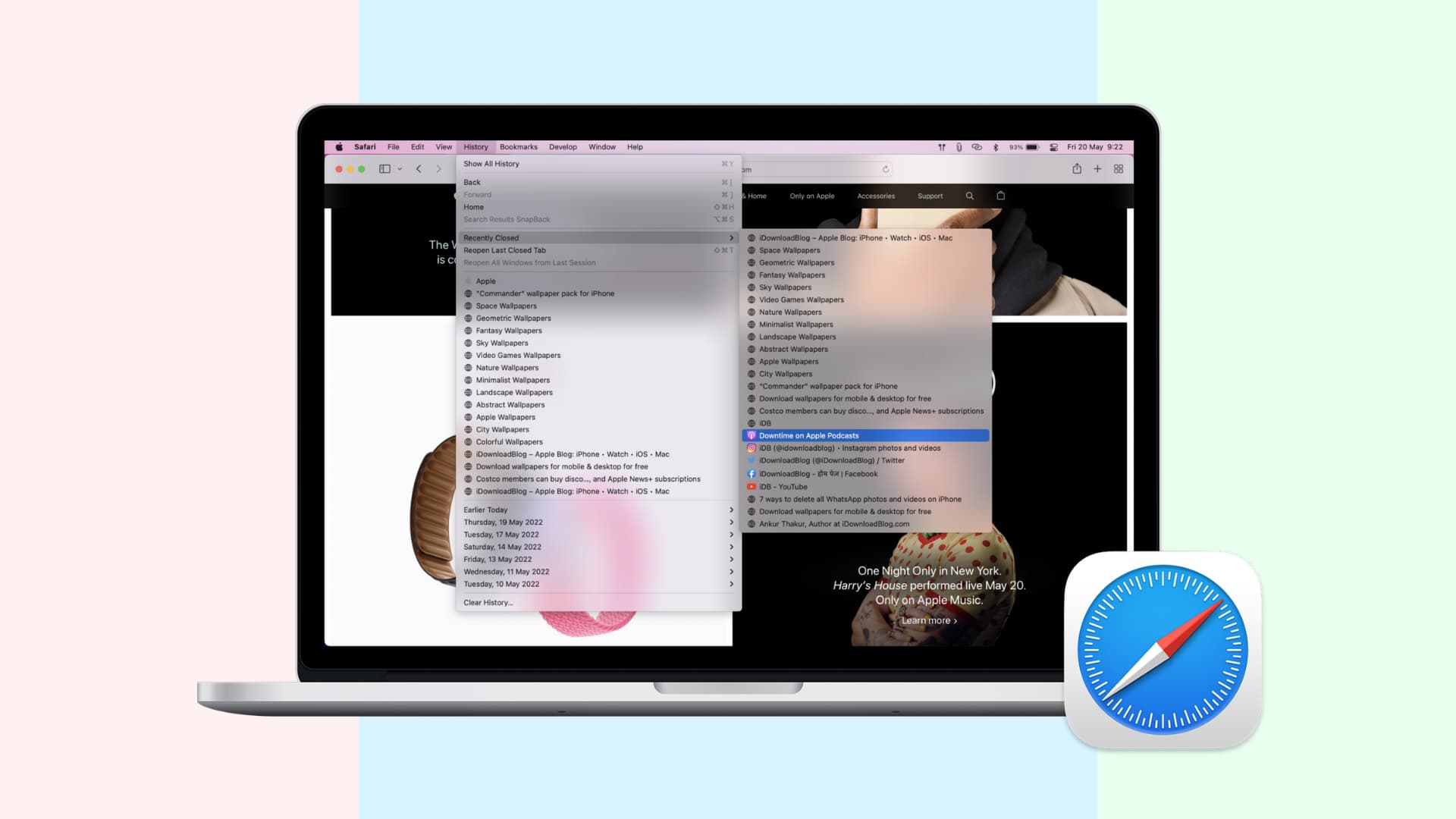 Cách Mở Lại Tab Vừa Đóng Trên MacBook: Áp dụng Google Chrome, Safari, Firefox và các trình duyệt khác