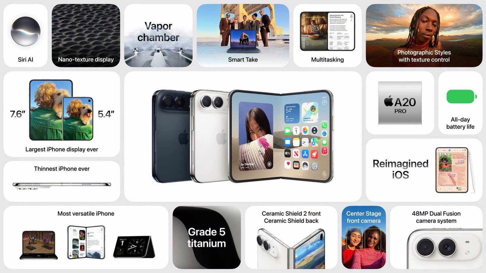 iPhone Duo chính thức ra mắt: iPhone màn hình gập đầu tiên của Apple, giá từ 64,999 triệu đồng