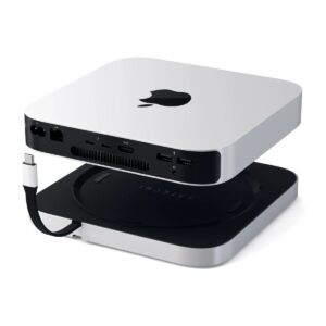 Đế kiêm Hub chuyển đổi Satechi 8in1 cho Mac Mini/Studio có khe SSD