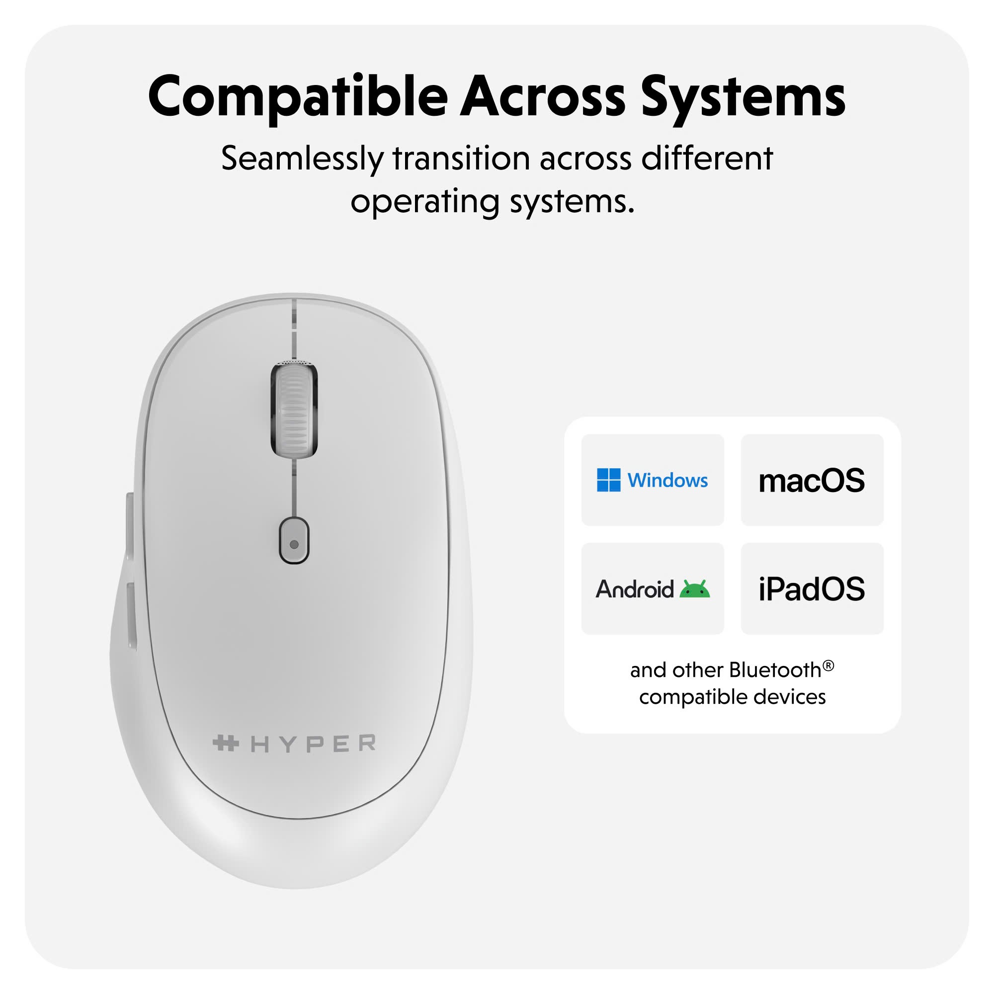 Chuột Không dây HyperSpace Bluetooth Mouse -HS2100GL