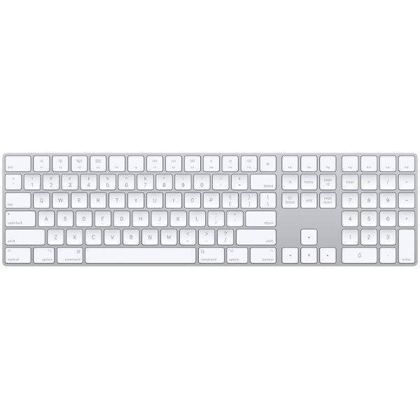 Apple Magic Keyboard 2 with Numeric Keypad-Silver - used