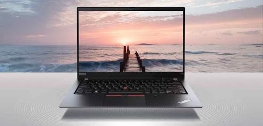 Thinkpad T14s laptop doanh nhan man hinh vien mong