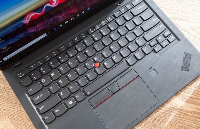 ThinkPad X1 Carbon Gen 6 trai nghiem ban phim gay nghien