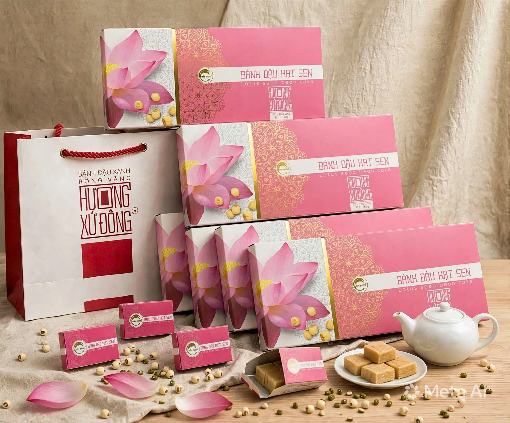 Bánh đậu hạt sen