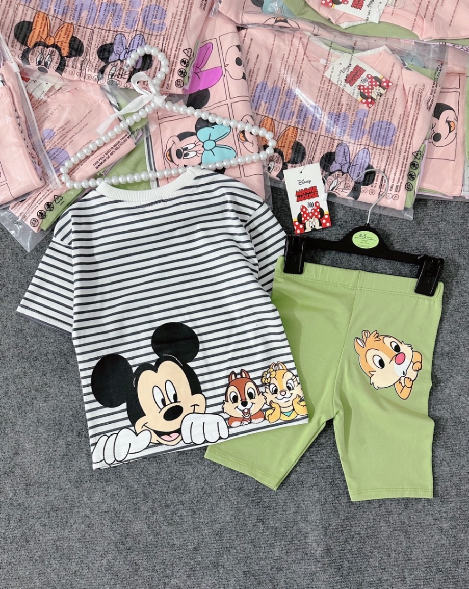 Set 2 bộ mickey in hình