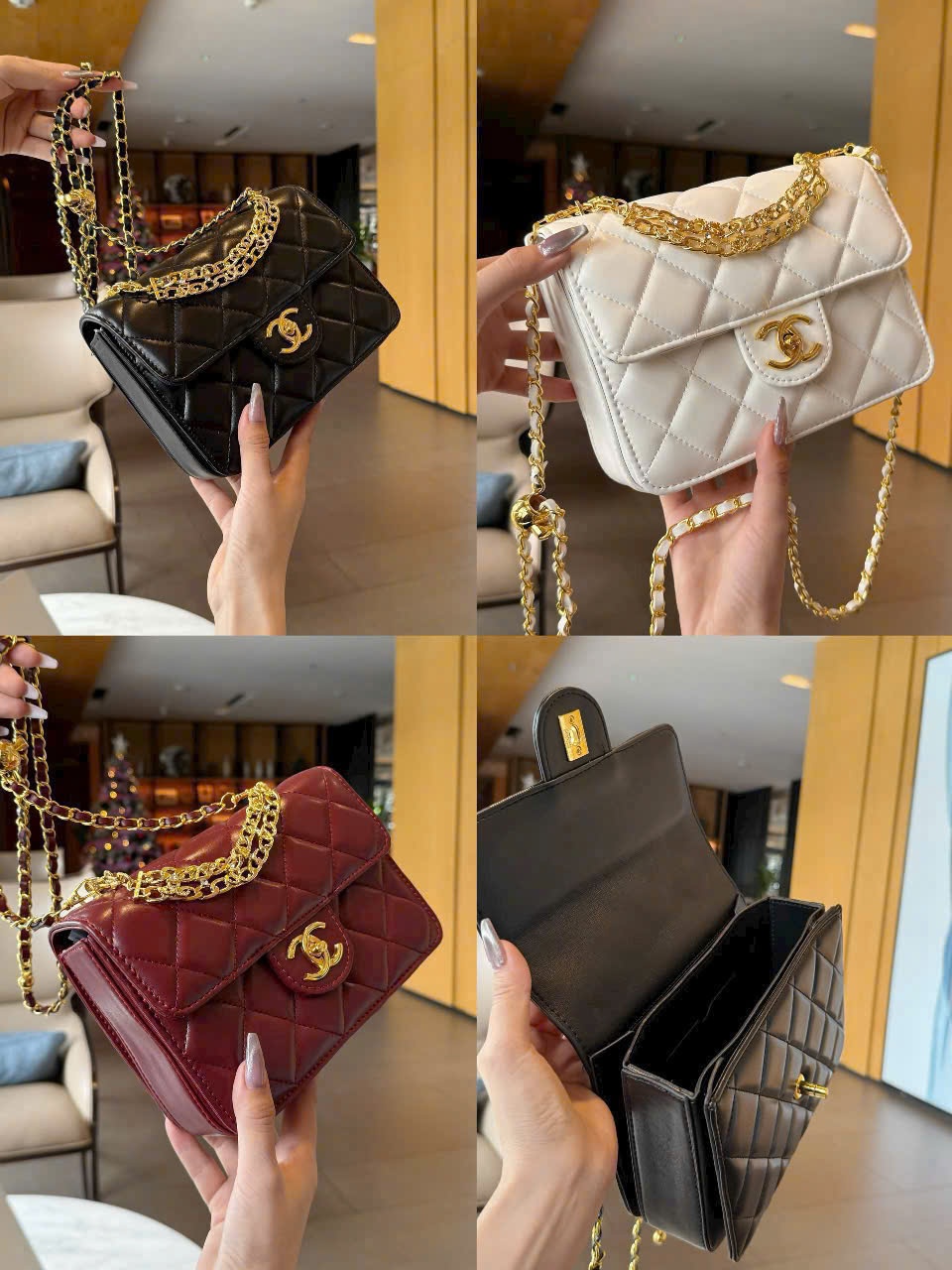 Túi đeo chéo chanel sz 20