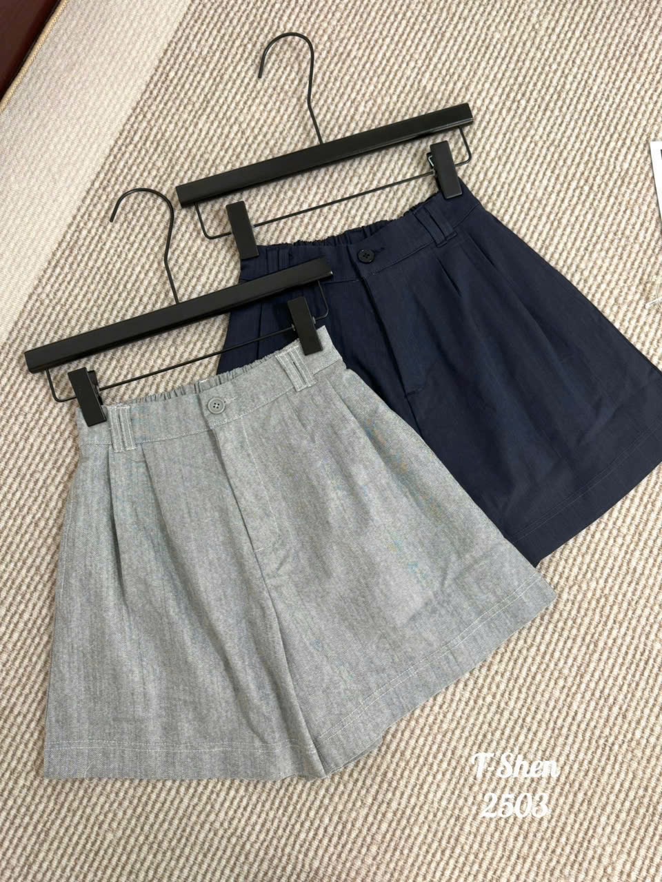 Q043 Quần short jean mềm