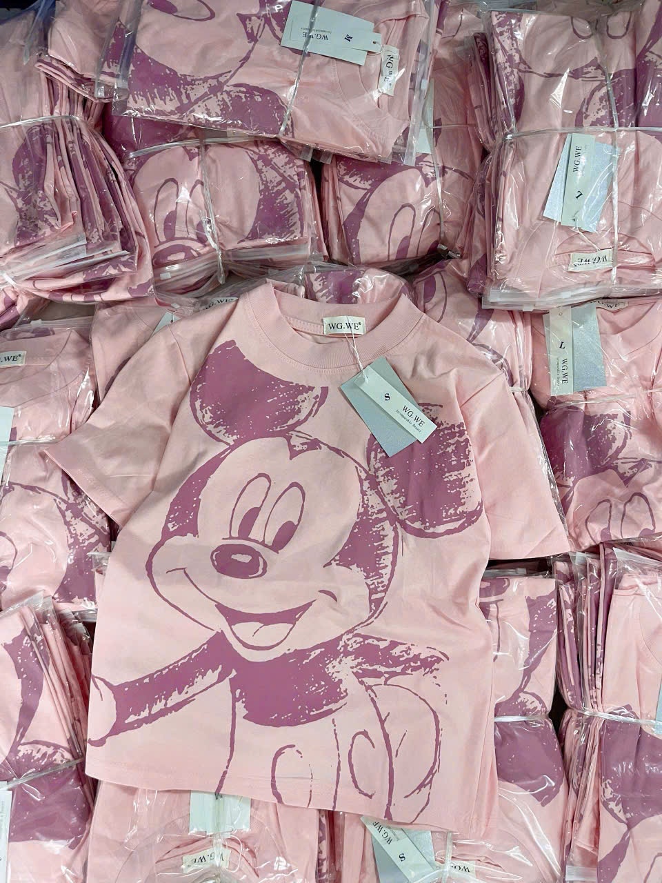 A18304 ÁO PHÔNG HỒNG MICKEY