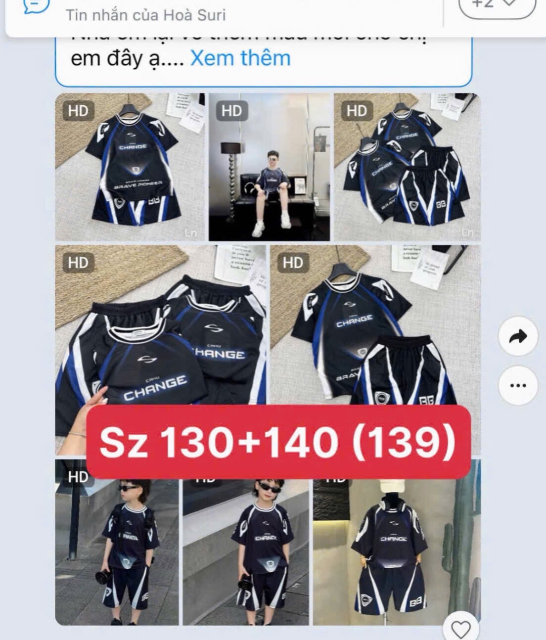 B18365 Bộ tt change bé trai