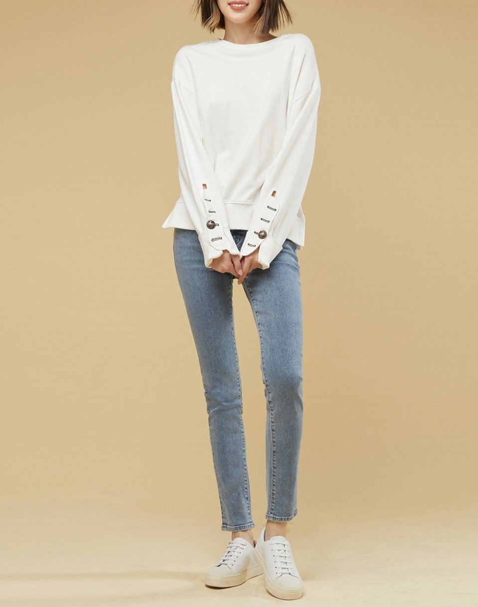 Quần jean skinny, 1 màu xanh - Xanh nhạt