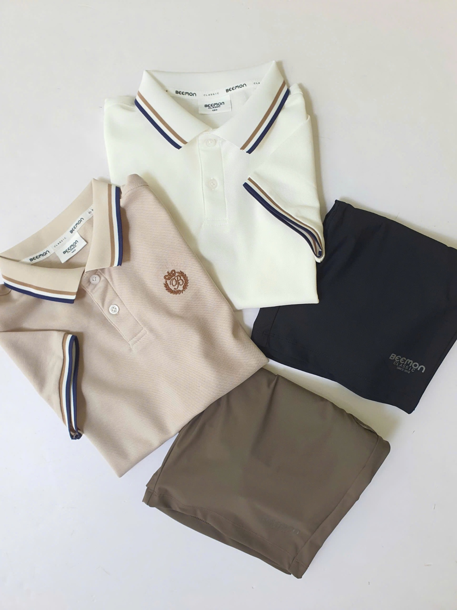 Bộ polo cho bé, áo ngắn tay, cổ viền, cổ cài 2 cúc, quần short chất thể thao golf. 2 màu