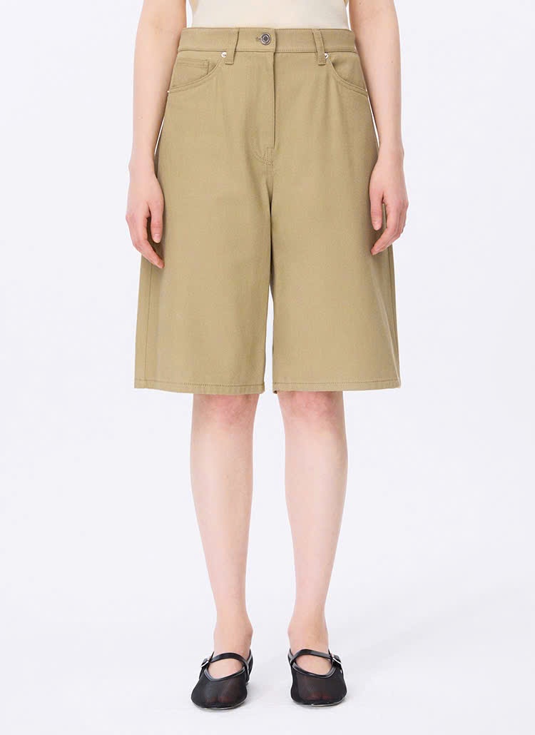 Quần short jean dài , 4 màu