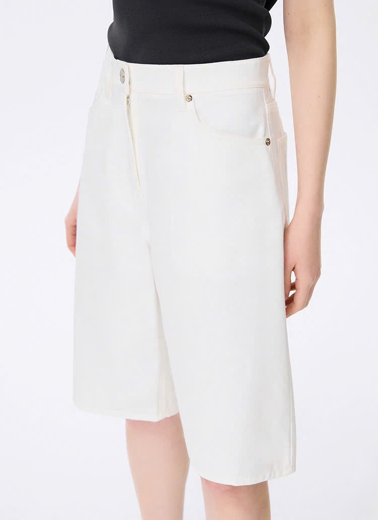 Quần short jean dài , 4 màu