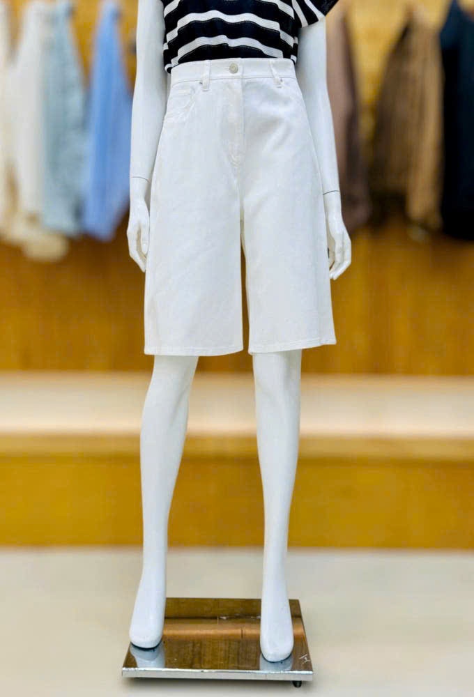 Quần short jean dài , 4 màu