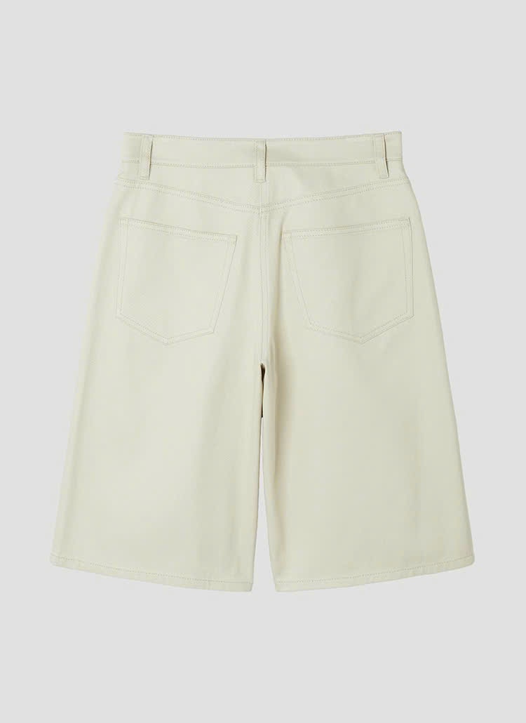 Quần short jean dài , 4 màu