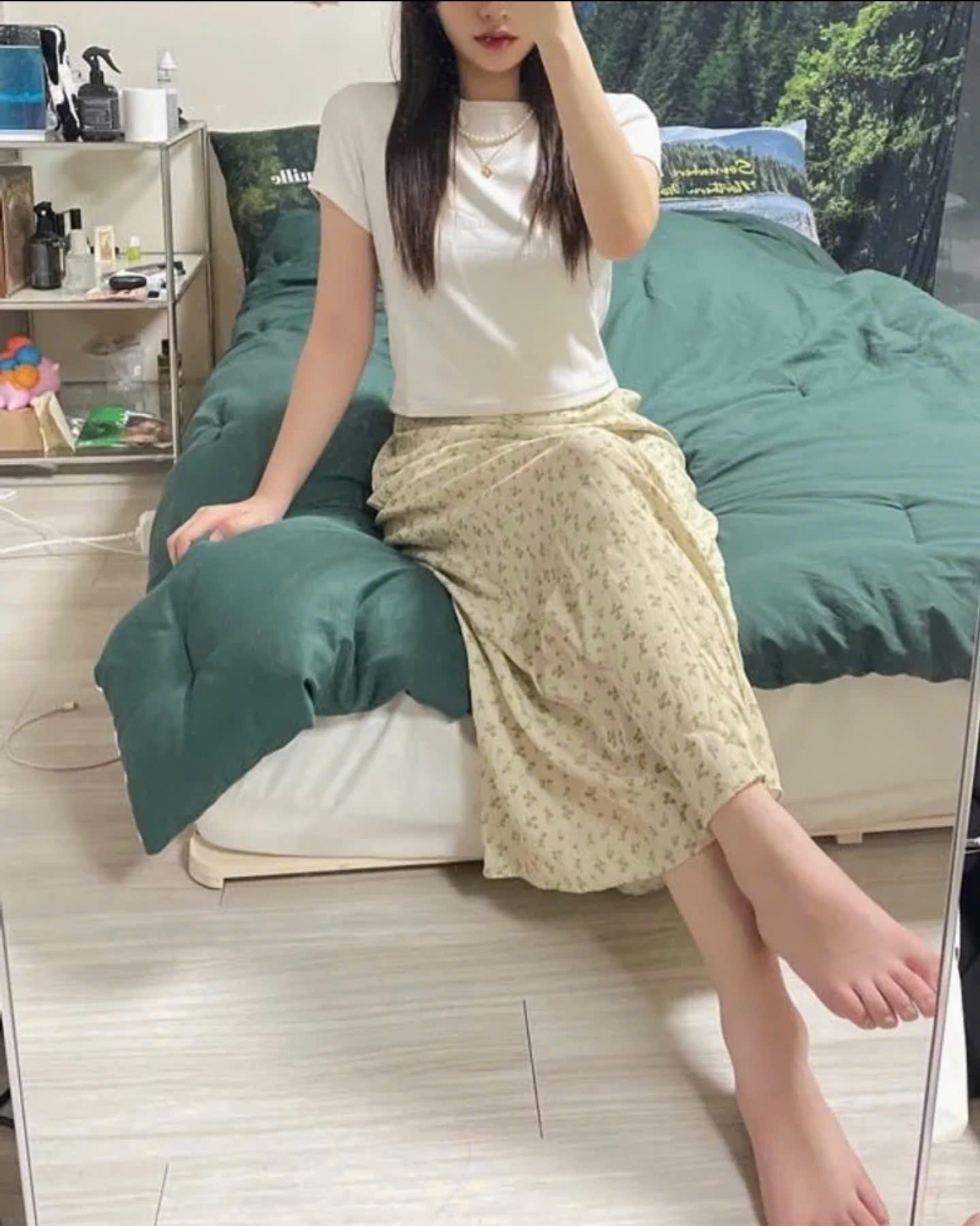 Áo phông croptop , cổ tròn, ngắn tay, nhiều màu