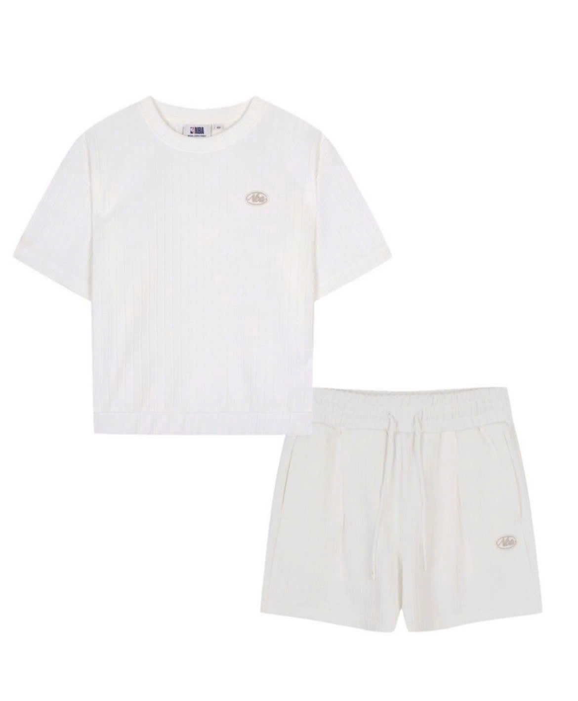 Quần short cạp chun, 2 túi thật, đường gân sọc thẳng, 2 màu