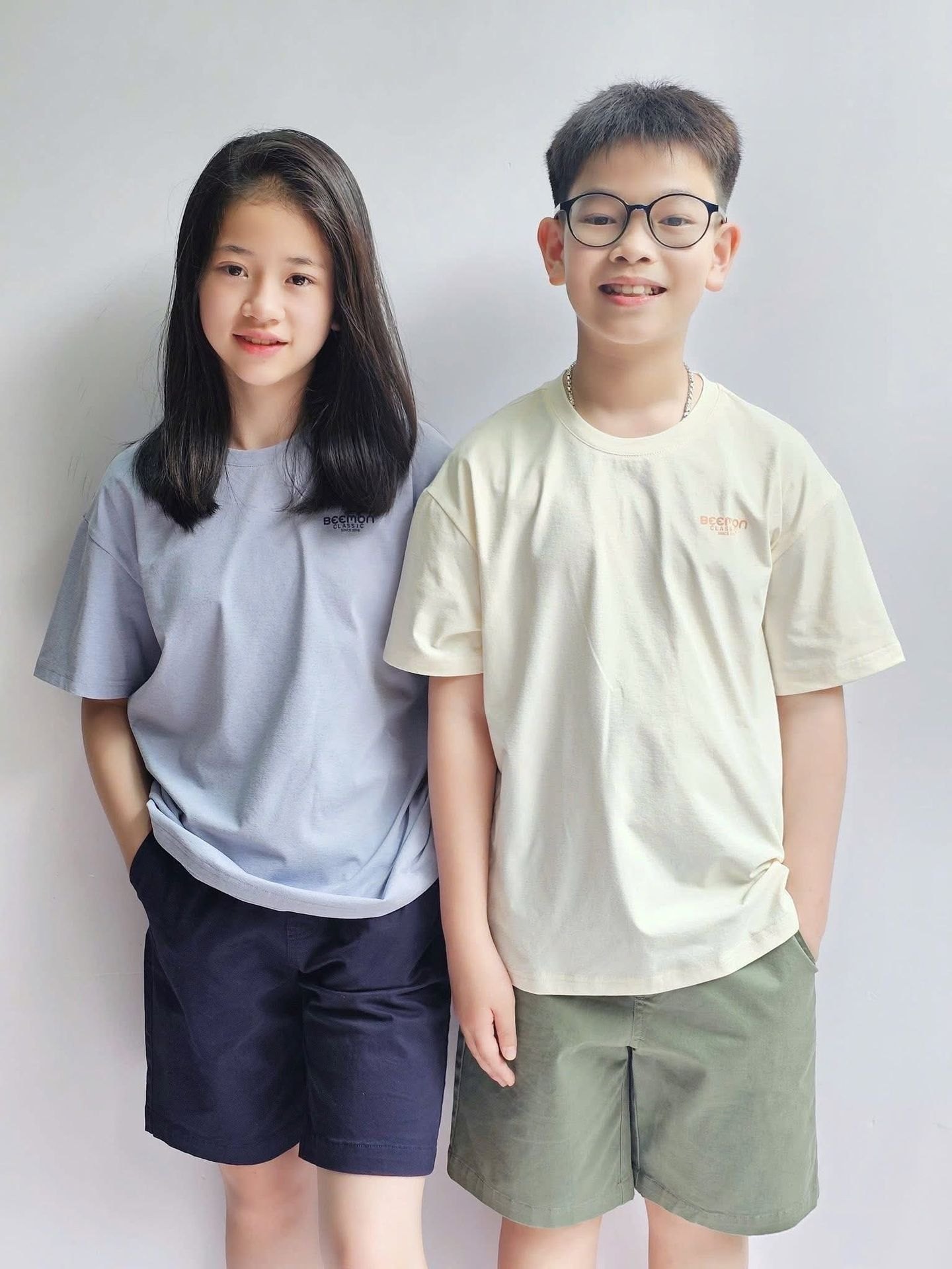 Áo phông Beemon yêu nước, in hình cờ sau lưng