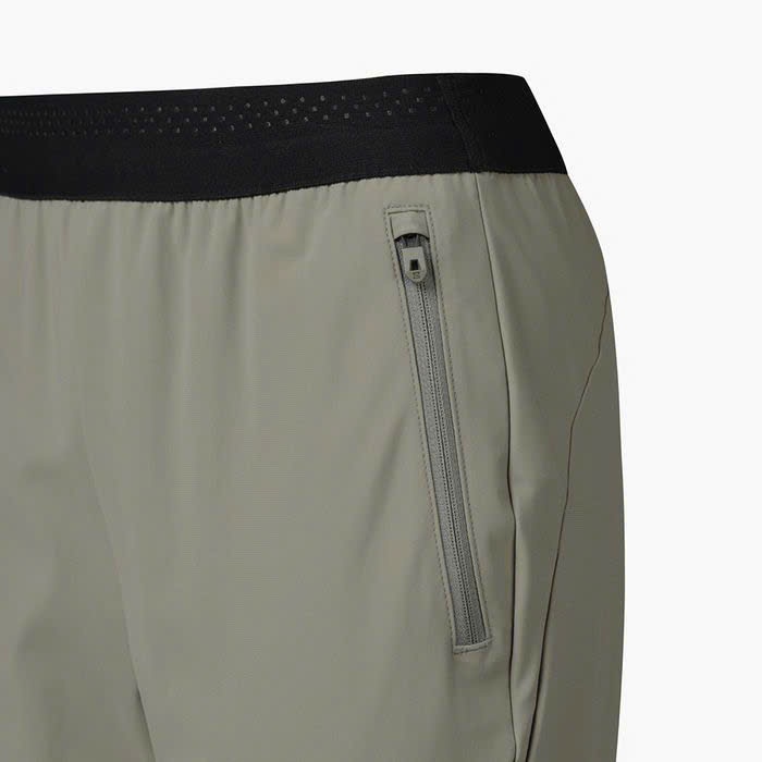 Quần thể thao chất golf co giãn, cạp chun đen , màu rêu