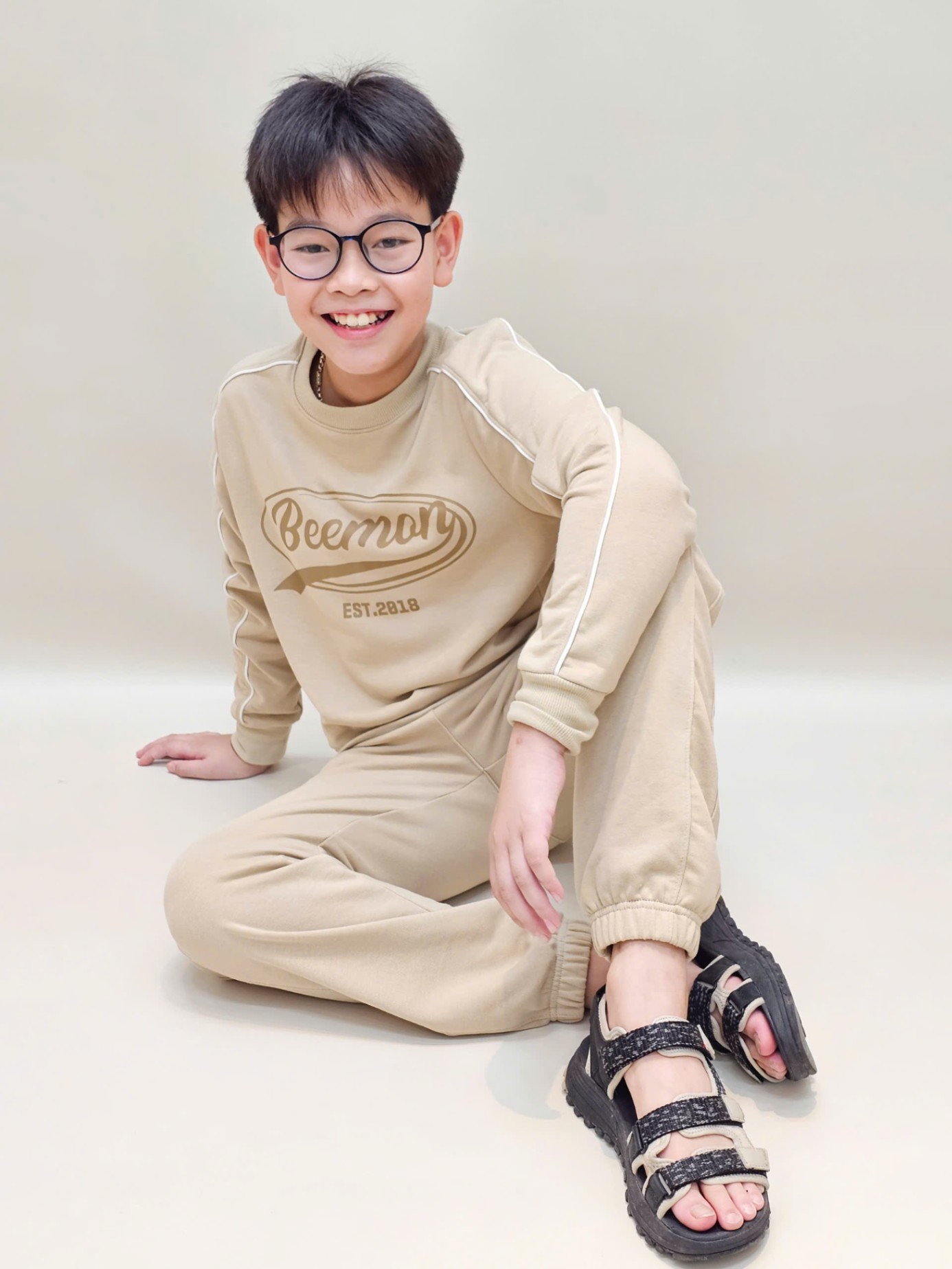 Bộ nỉ da cá dài tay Beemon cho BT, BG