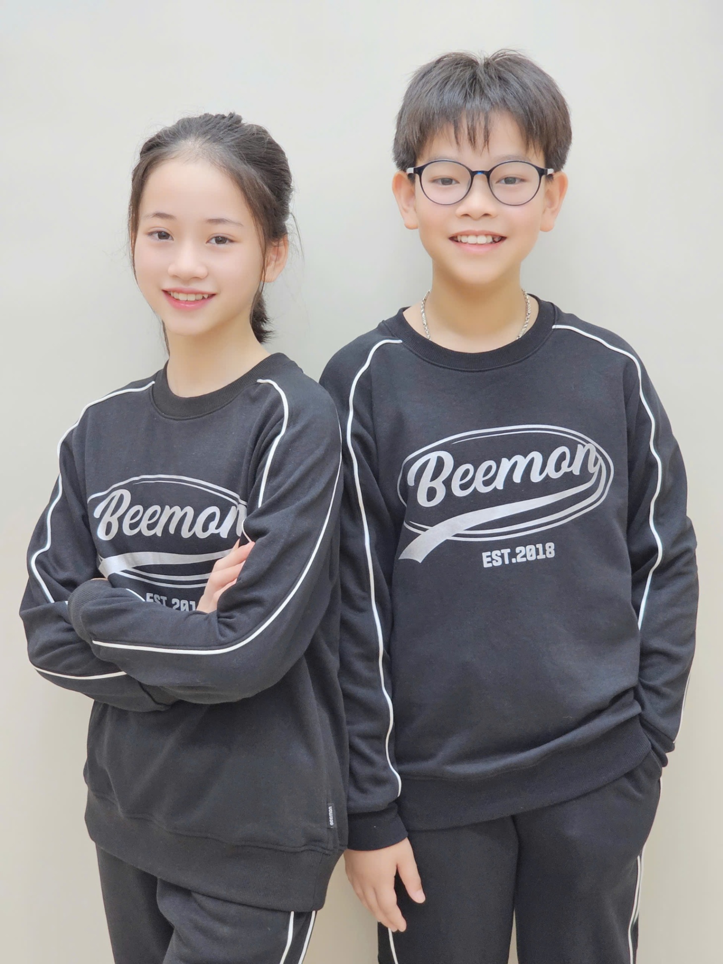 Bộ nỉ da cá dài tay Beemon cho BT, BG