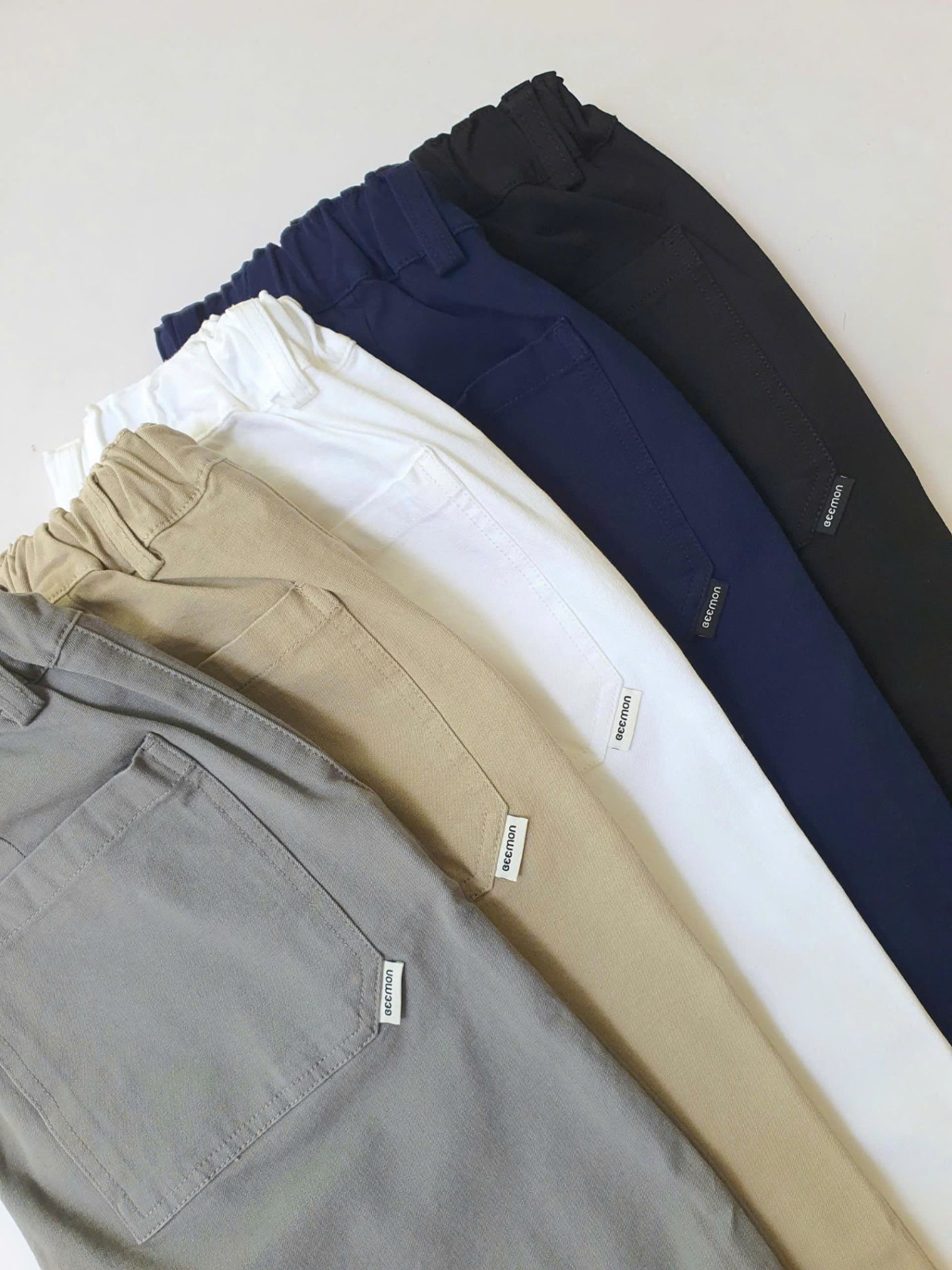 Quần dài kaki cạp chun Beemon BT. BG, chất co giãn