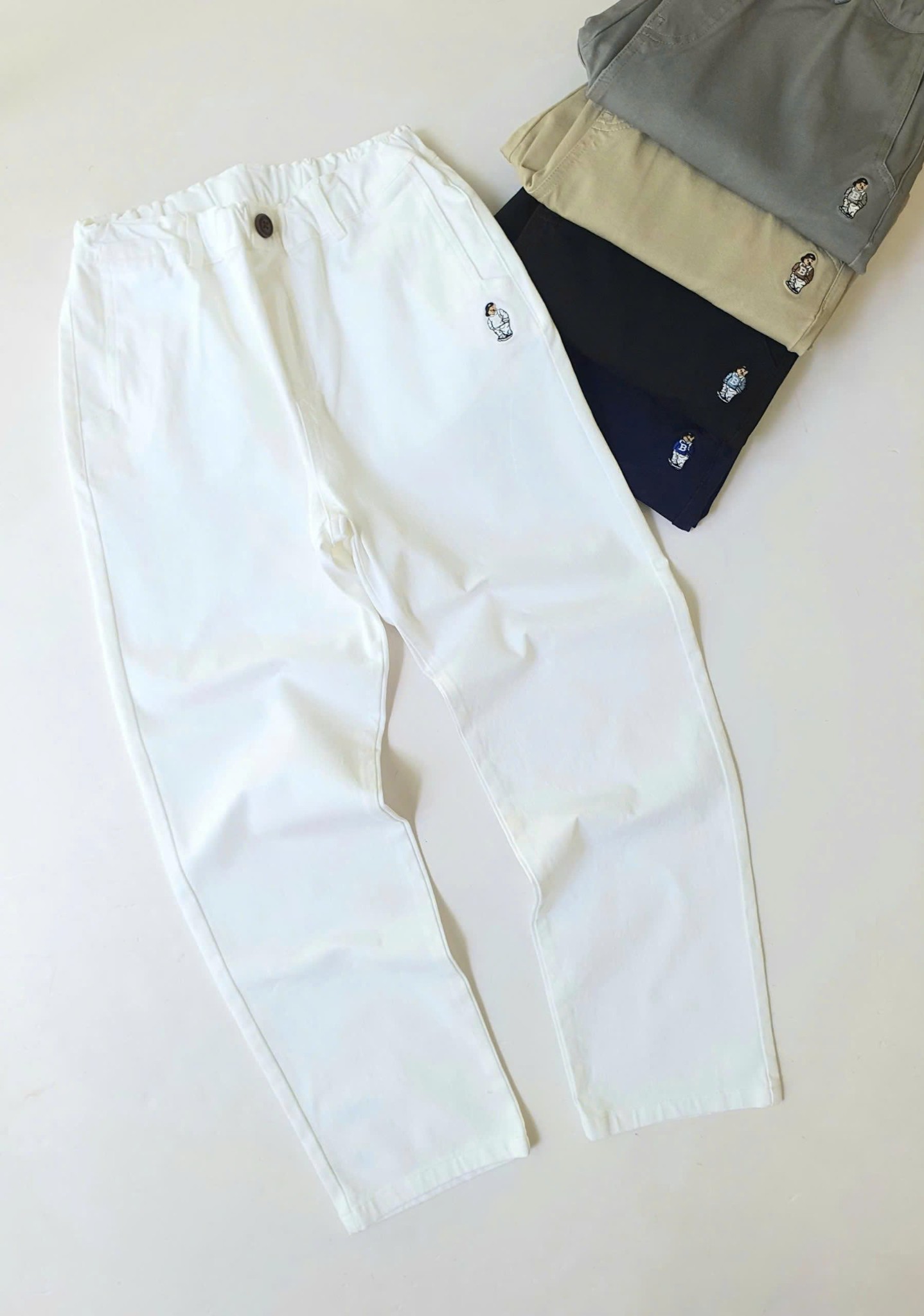 Quần dài kaki cạp chun Beemon BT. BG, chất co giãn