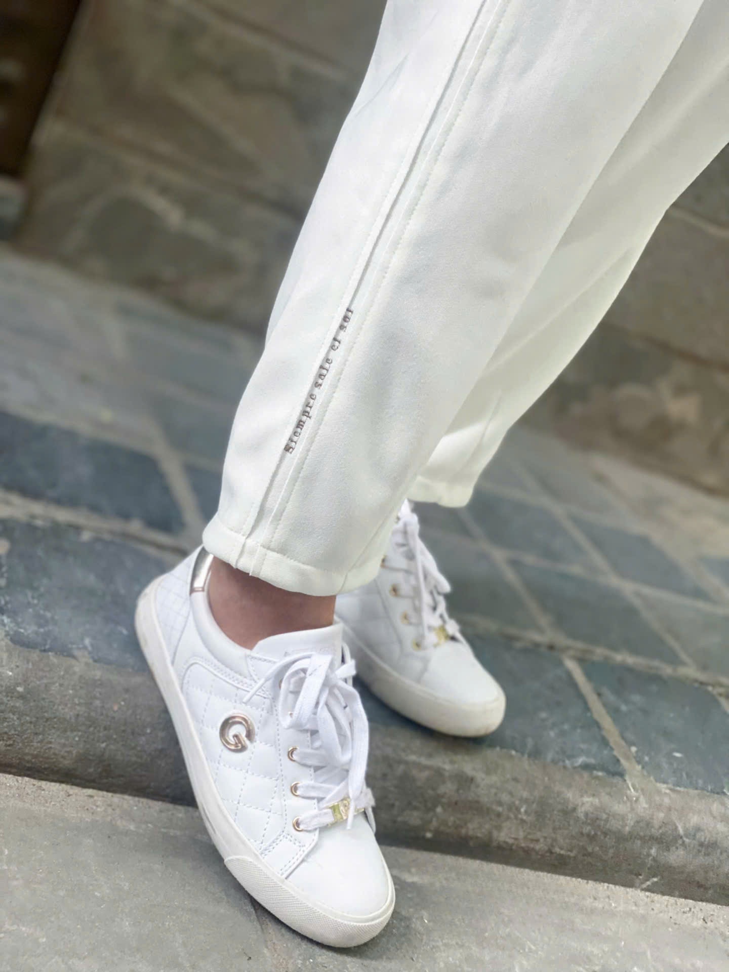 Quần baggy umi cạp chun, chất dày dặn