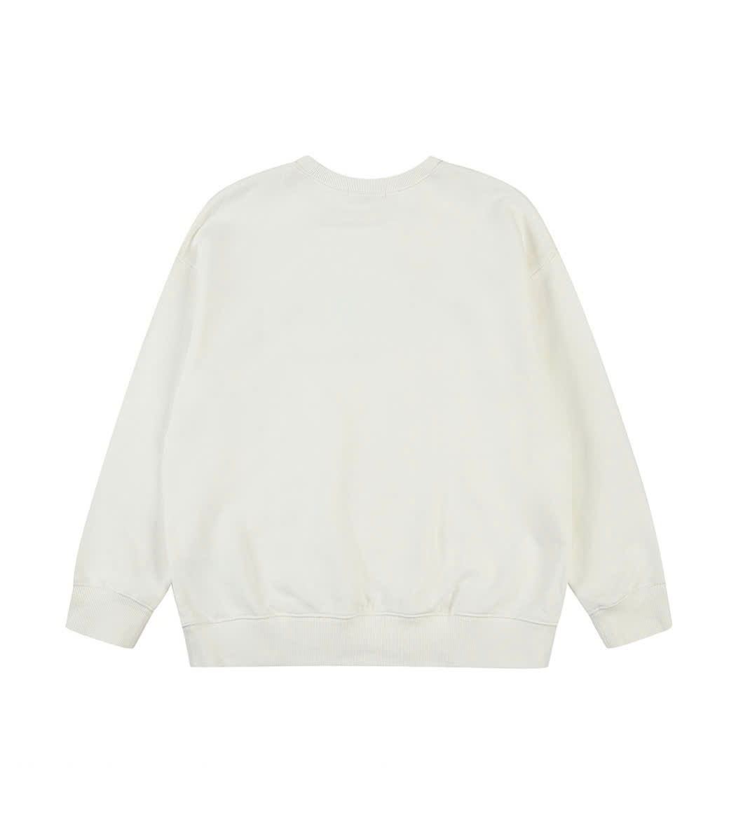 Áo nỉ da cá, dáng oversize, chữ LA LUNE