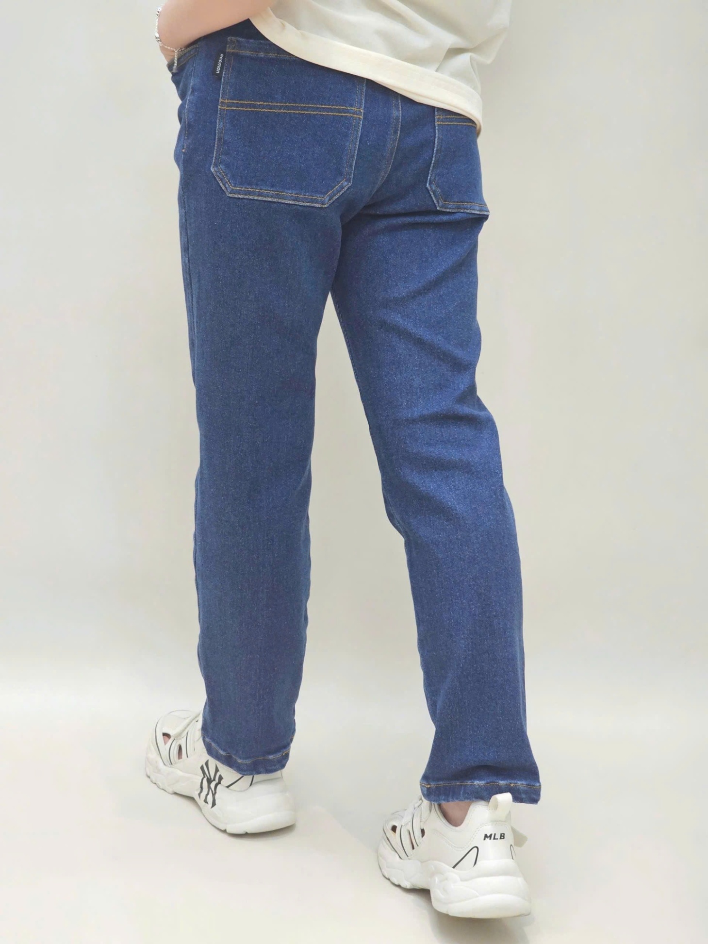 Quần jean ống đứng Beemon BT, BG cạp chun