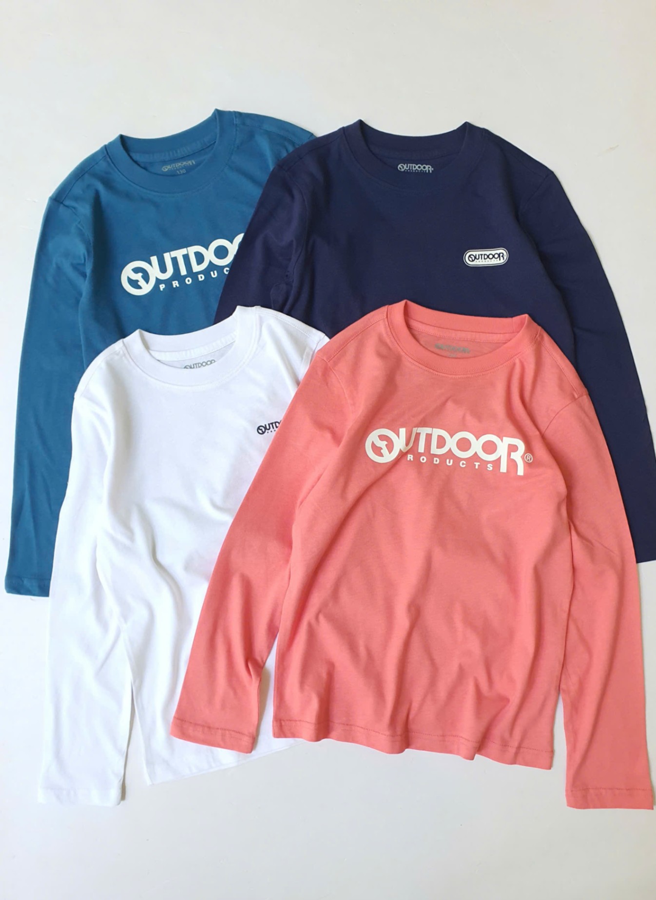 Áo thun cotton Outdoor cho BT,BG dài tay