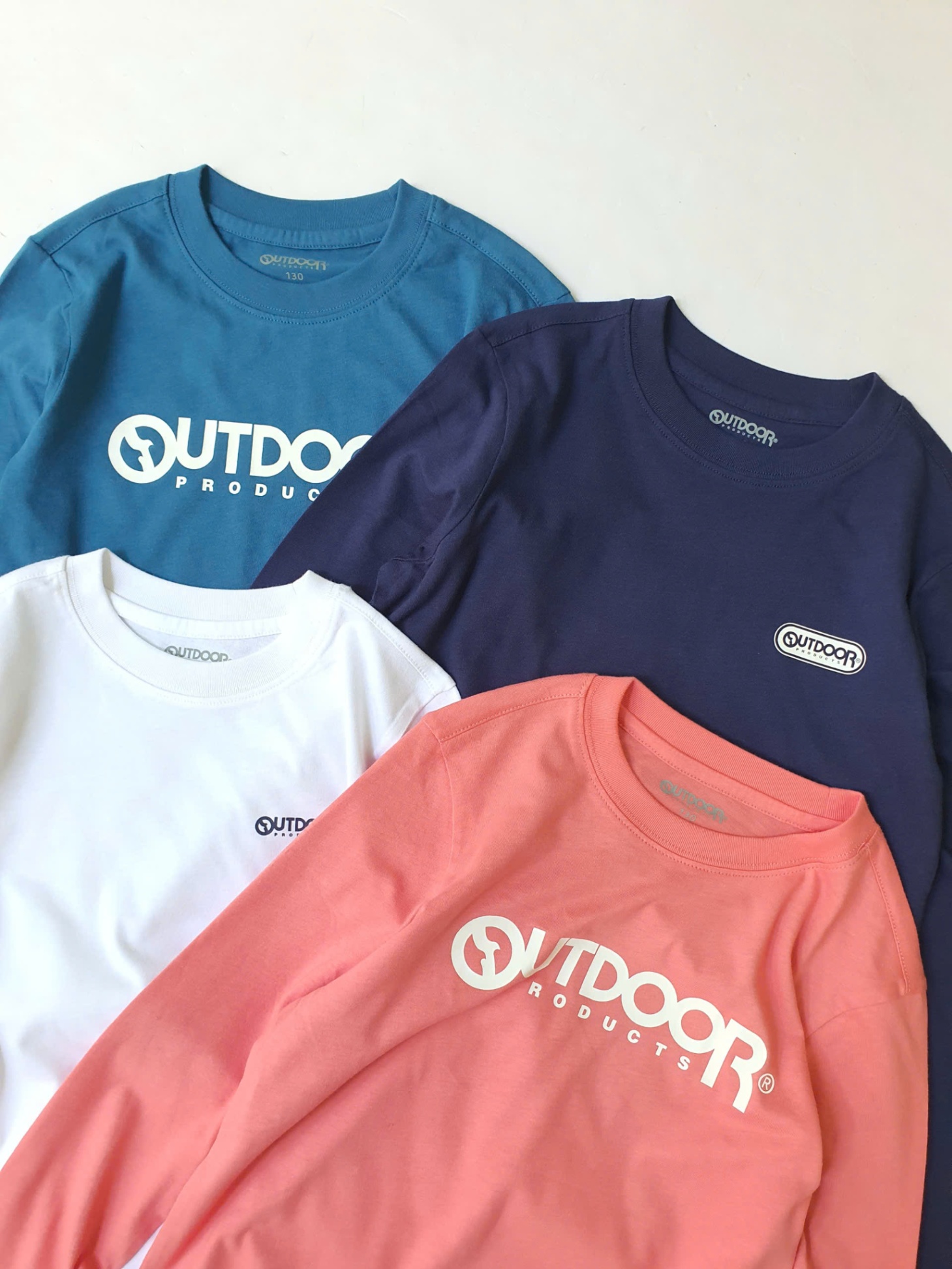 Áo thun cotton Outdoor cho BT,BG dài tay