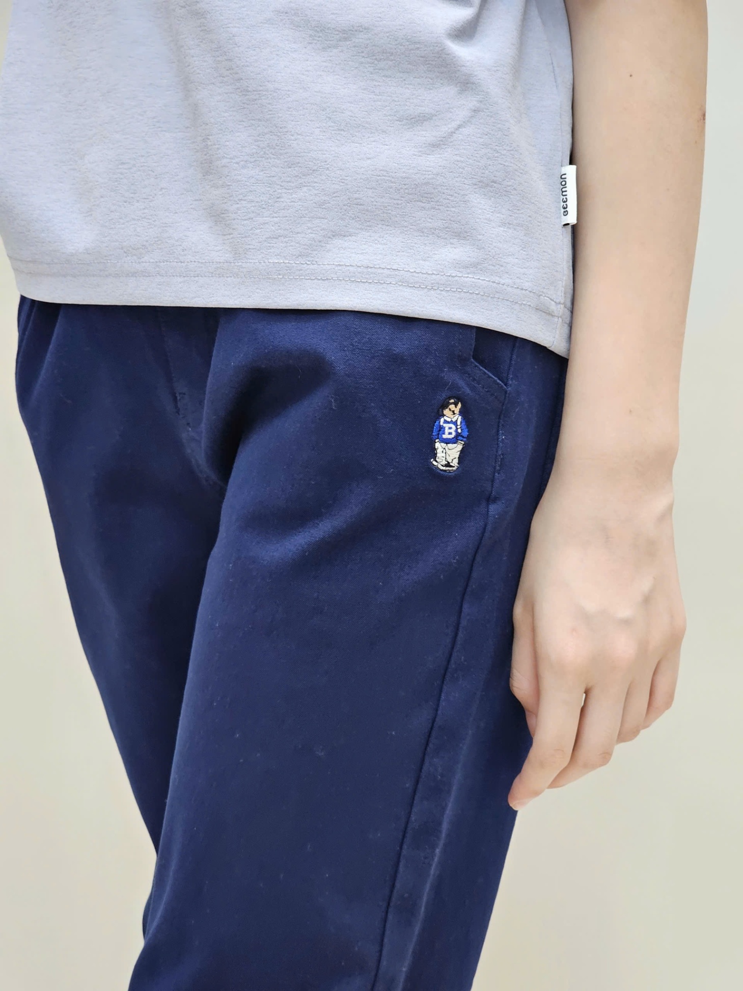 Quần dài kaki cạp chun Beemon BT. BG, chất co giãn