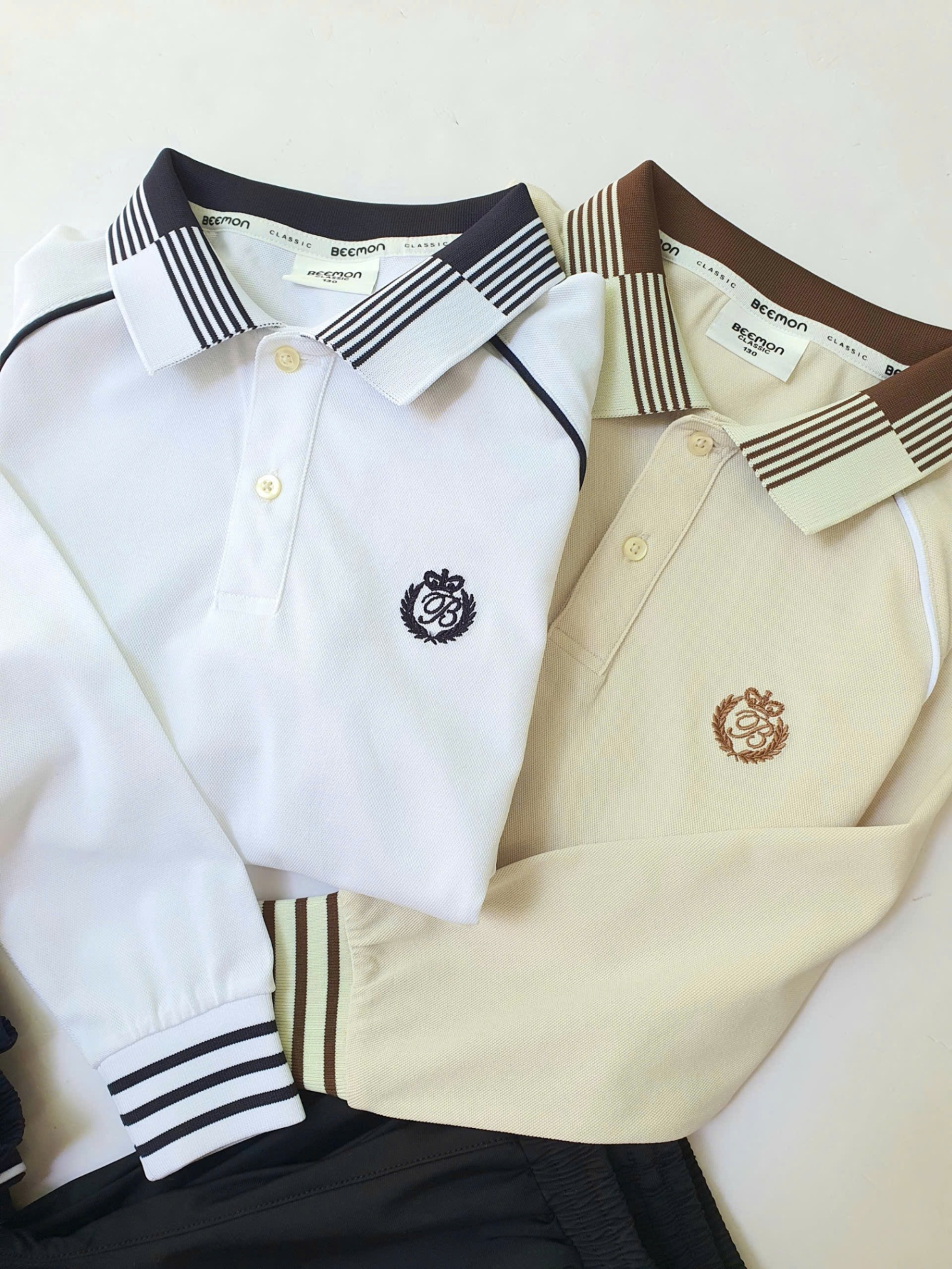Bộ polo dài tay Beemon BT, BG áo dòng vải polo , quần dòng vải golf